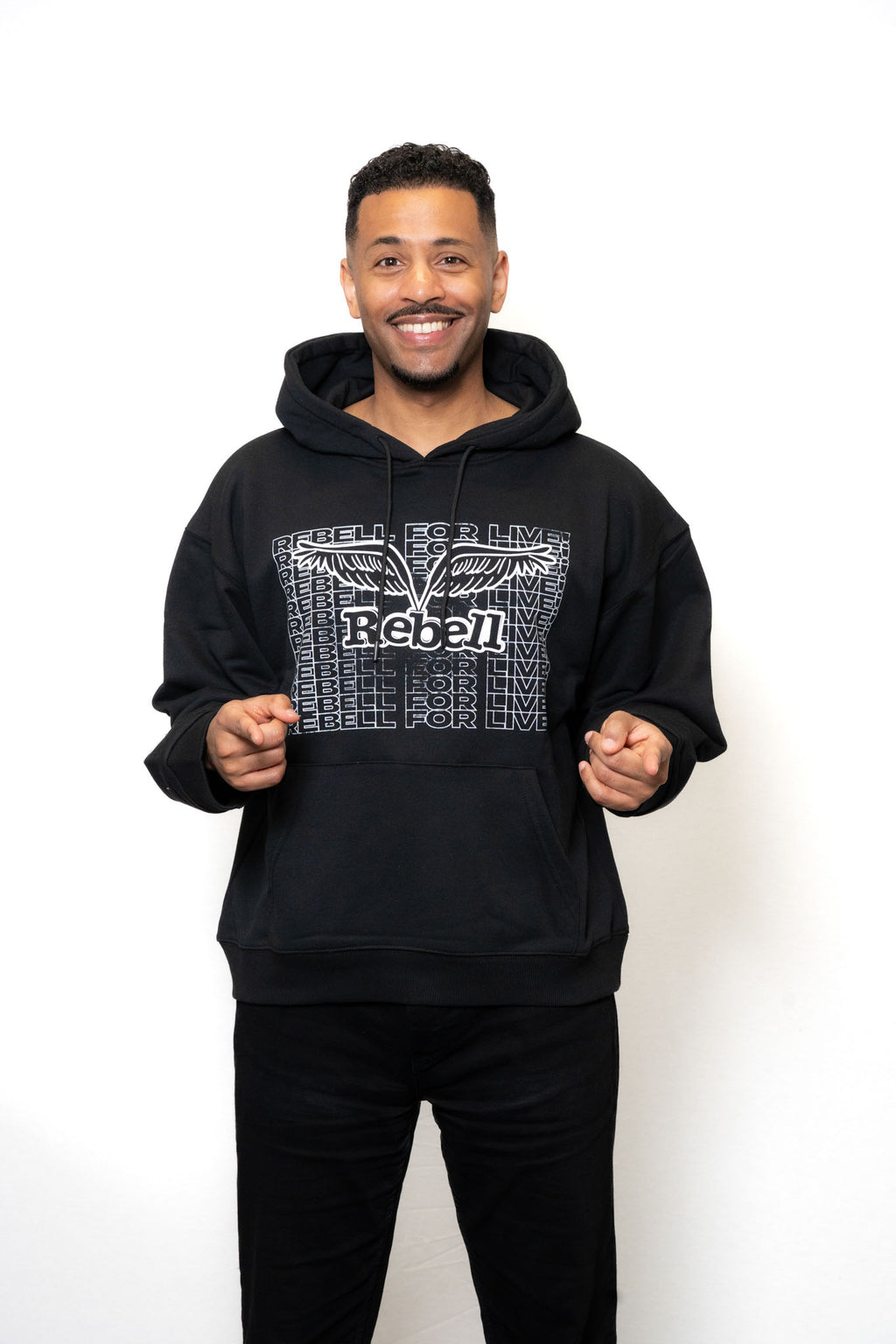 Unisex Merch Hoodie Black