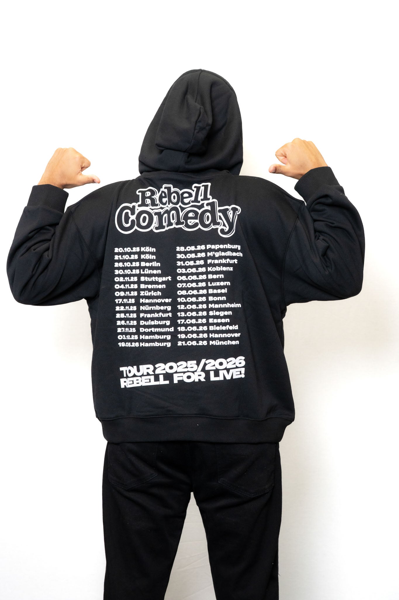 Unisex Merch Hoodie Black