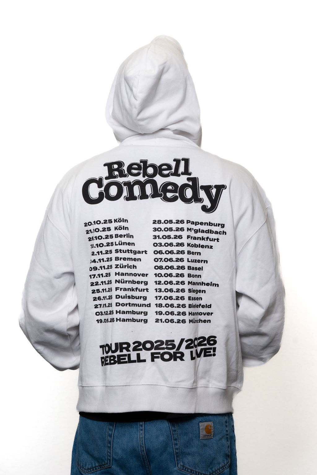 Unisex Merch Hoodie White