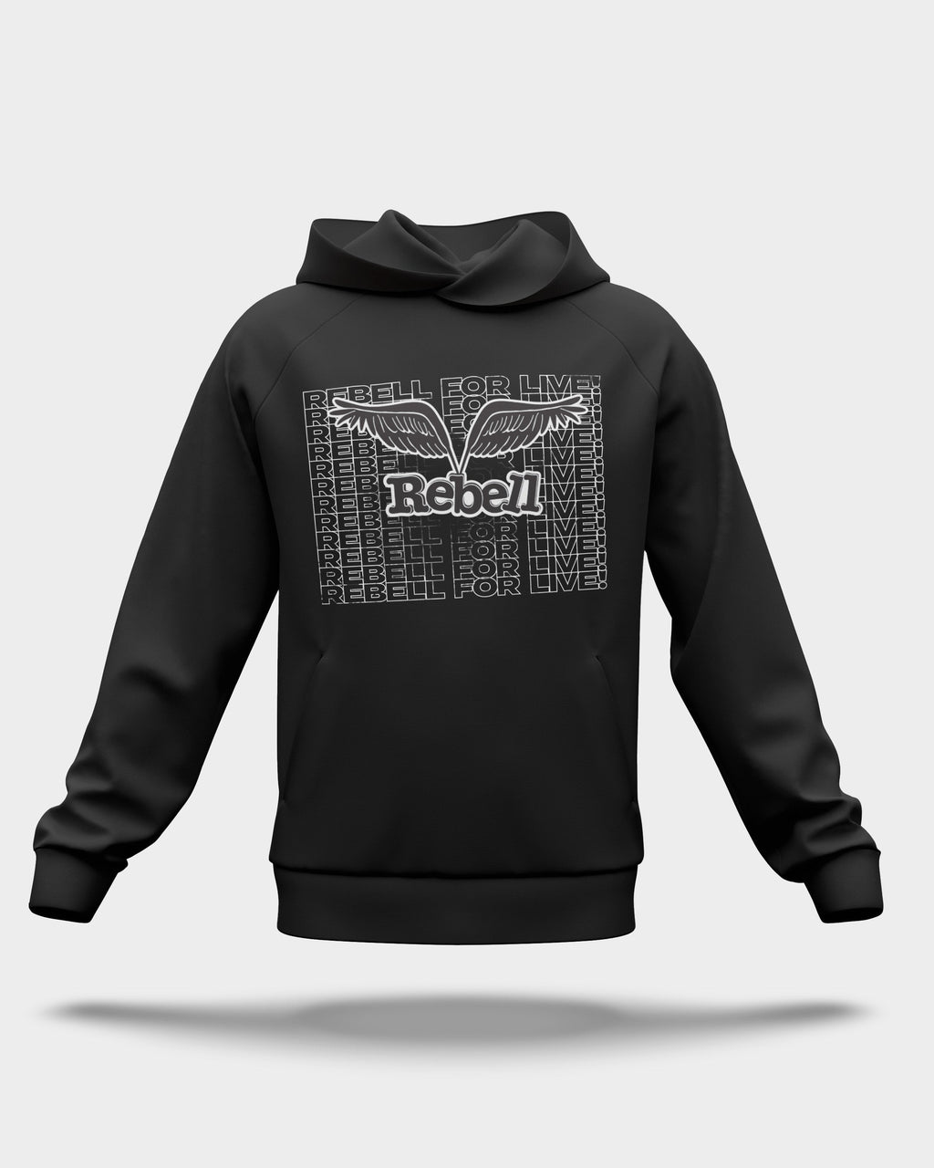 Unisex Merch Hoodie Black