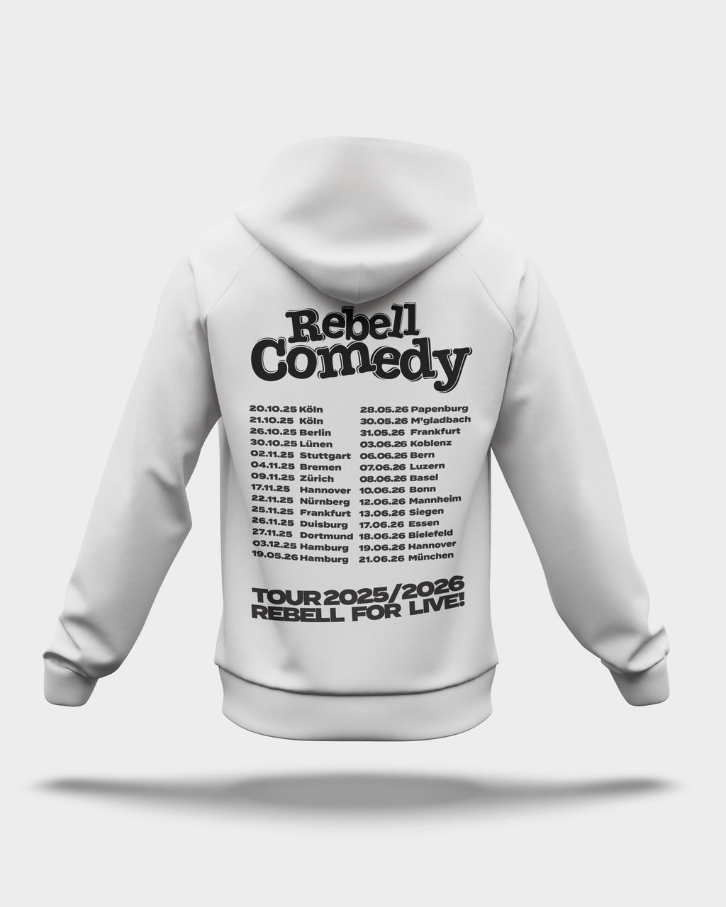 Unisex Merch Hoodie White