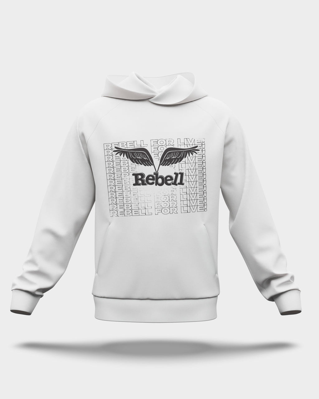 Unisex Merch Hoodie White