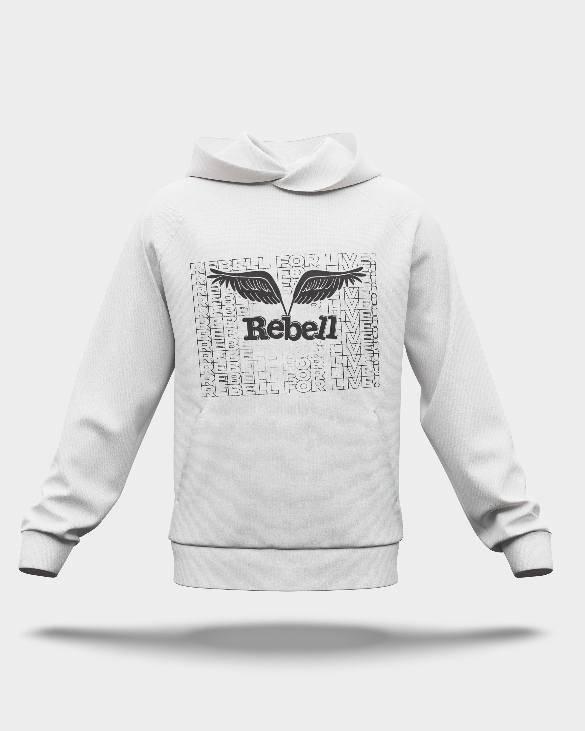 Unisex Merch Hoodie White